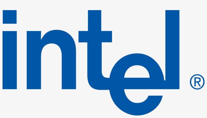 Intel Old Logo - Intel Dropped E Logo, transparent png download