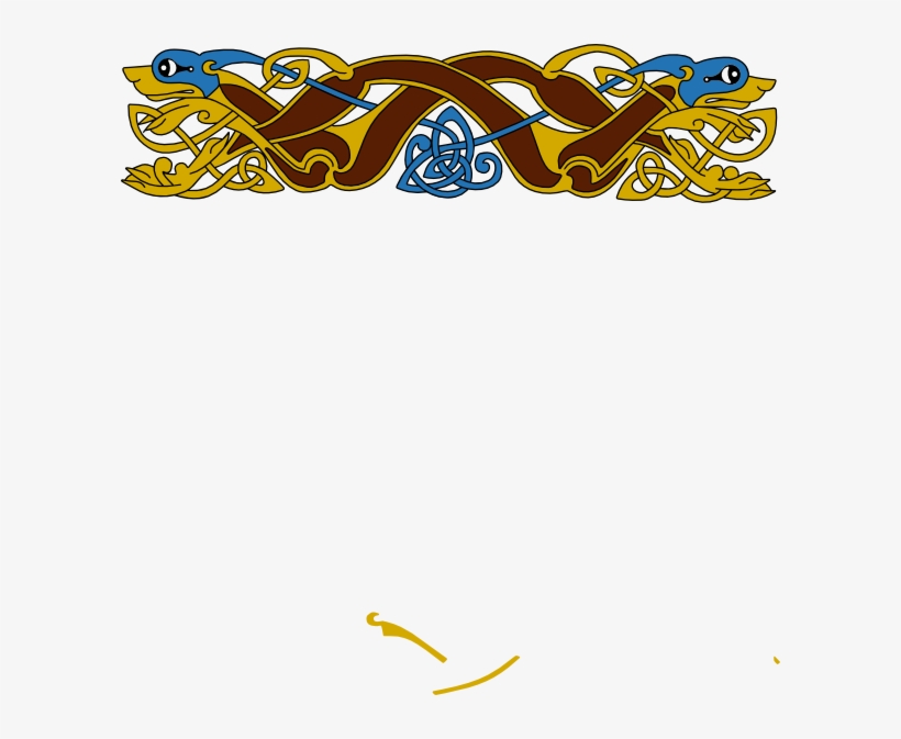 Celtic Border Design - Border Design, transparent png download