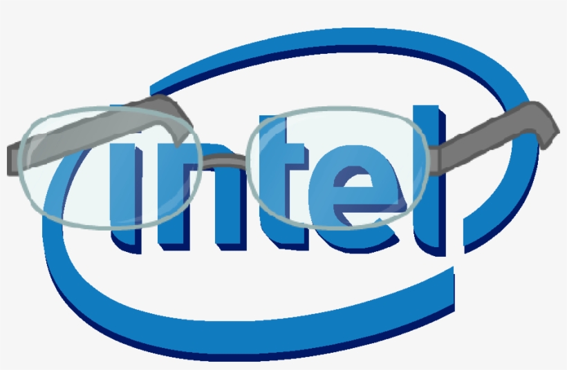 Intel Logo New Body, transparent png download