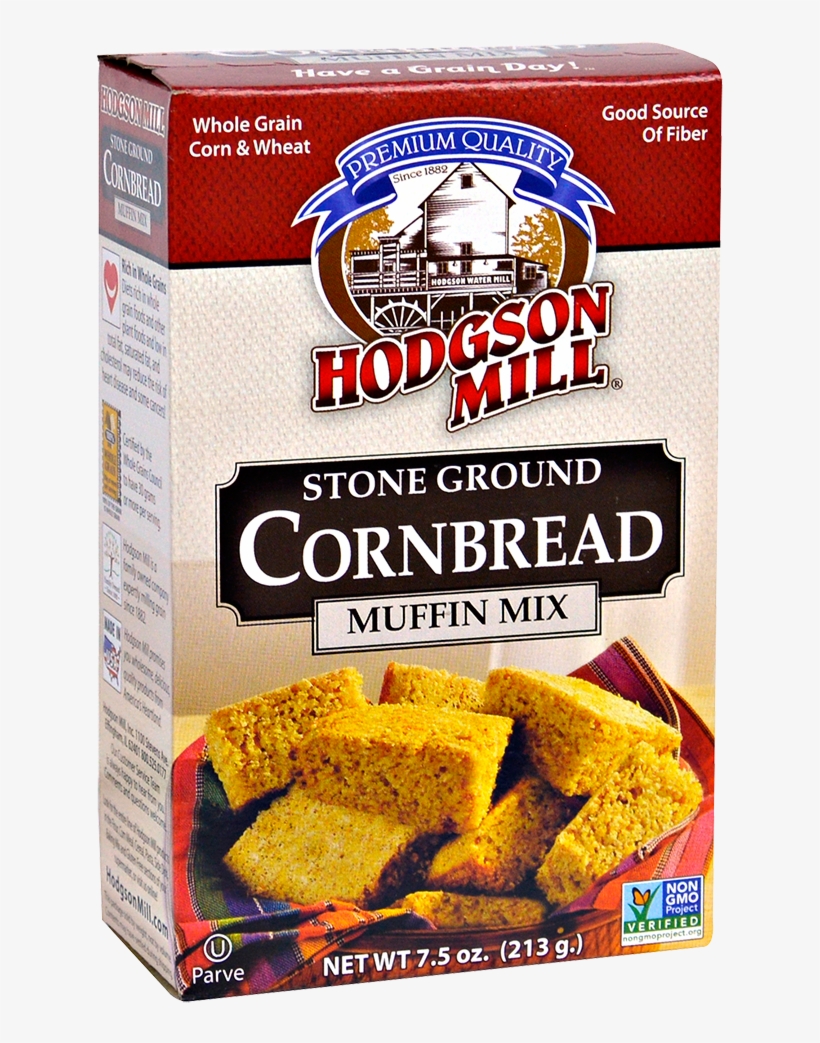 Cornbread & Muffin Mix - Hodgson Mill Cornbread And Muffin Mix - 7.5 Oz Box, transparent png download
