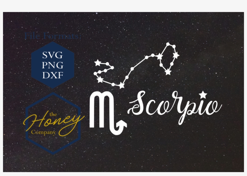Clip Art Free Scorpio Png Dxf Zodiac Cutting File Design - Clip Art, transparent png download