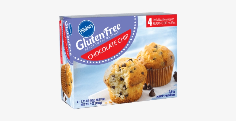 Chocolate Chip - Pillsbury Muffins, Ready To Eat, Gluten Free, Chocolate, transparent png download