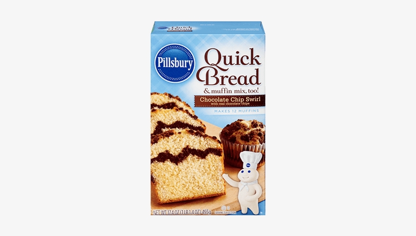 Chocolate Chip Swirl Quick Bread & Muffin Mix - Chocolate Chip Bread Mix, transparent png download