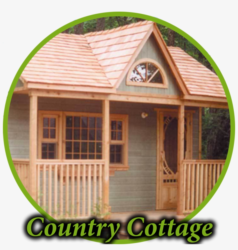 Country Cottage Circle - Small Cabins, transparent png download