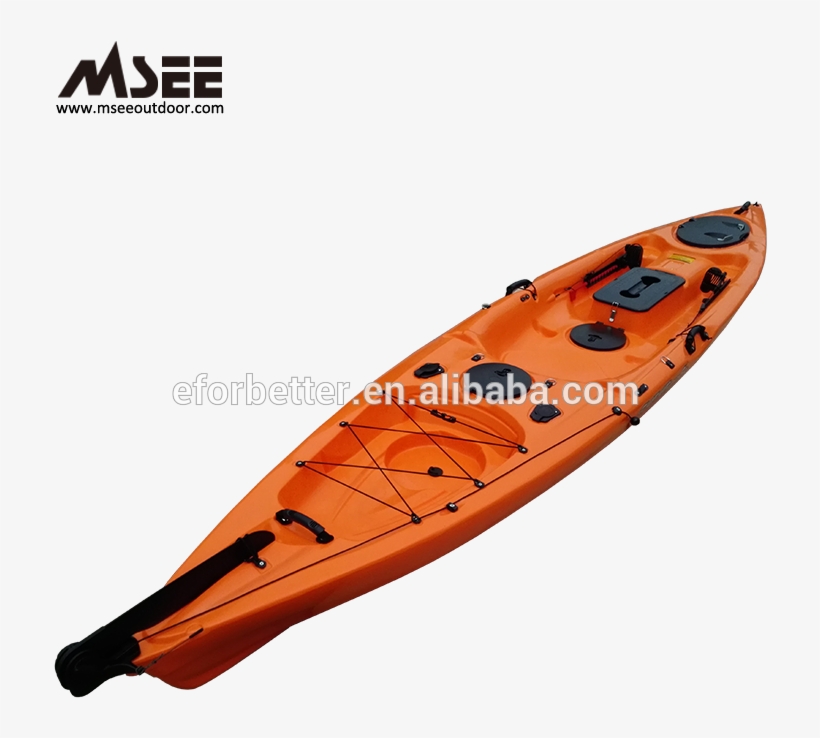 Foot Paddle Kayak With Floding Aluminum Kayak Fishing - Kayak, transparent png download