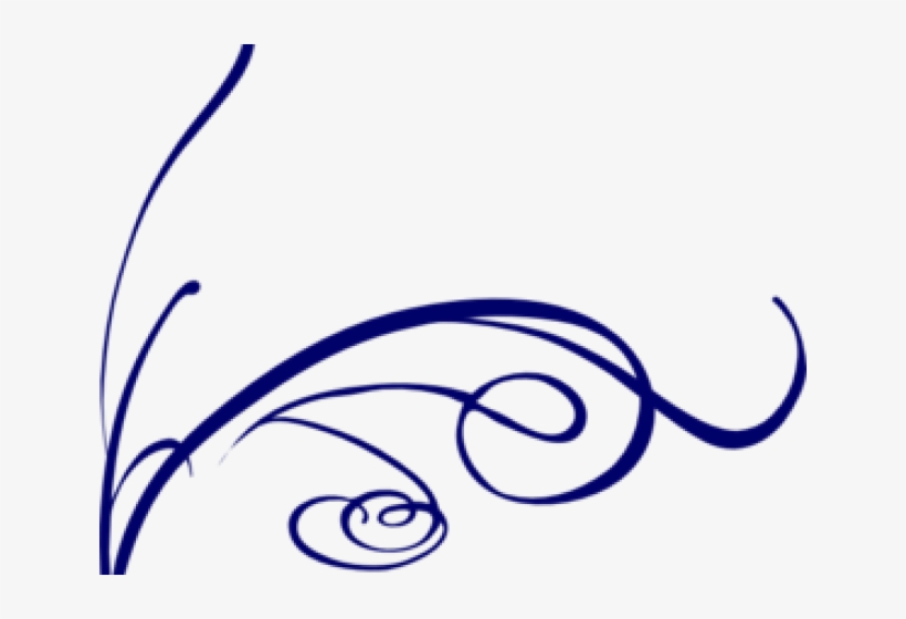Decorative Line Blue Clipart Line Png - Decorative Png Design Line, transparent png download