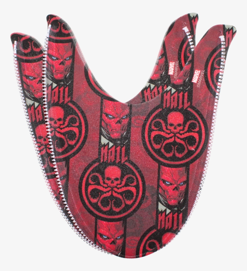Red Skull Mix N Match Zlipperz Set - Ata-boy Marvel Hydra Insignia Iron-on Patch, transparent png download