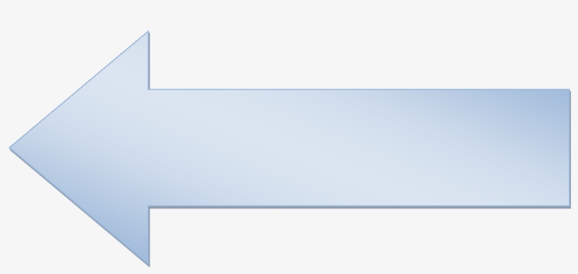 Left Arrow Blue Gradient - Portable Network Graphics, transparent png download