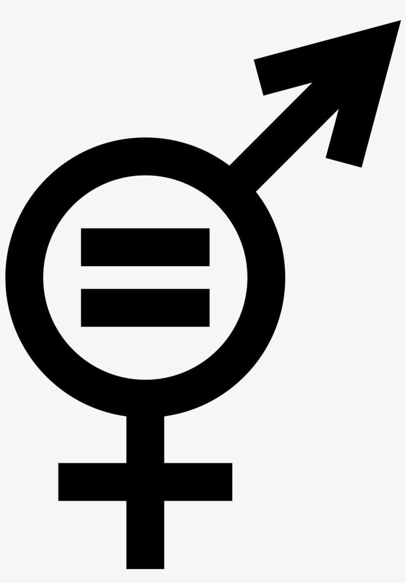 Gender Equality Symbol - Gender Based Division Of Labor Symbol, transparent png download
