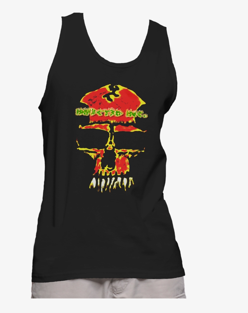 Red Skull Tank Top - Tank Top Transparent Background, transparent png download