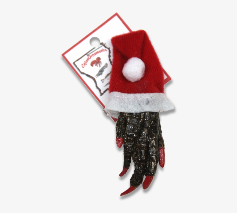 Picture Of Alligator Clause Christmas Ornament - Alligator Clause Christmas Ornament, transparent png download