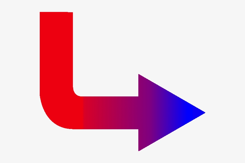 Utr Arrow Gradient - Arrow Down Right Png, transparent png download