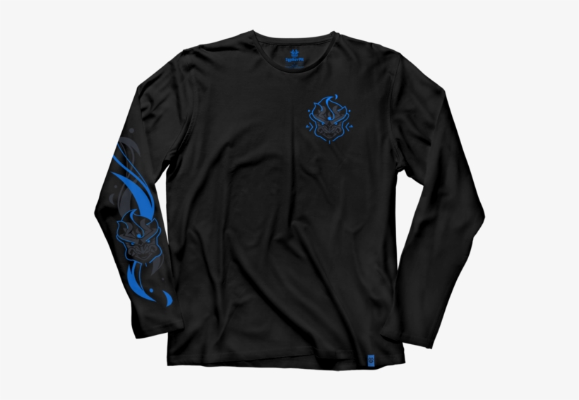 Sypherpk Flame Long Sleeve Tee Sypherpk Flame Long - Chevy Logo Unisex Long Sleeve, transparent png download