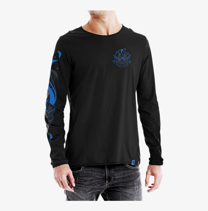 Sypherpk Flame Long Sleeve Tee - Sweater, transparent png download