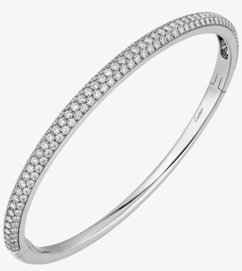 Etincelle De Cartier Braceletwhite Gold, Diamonds - Etincelle De Cartier Bracelets, transparent png download