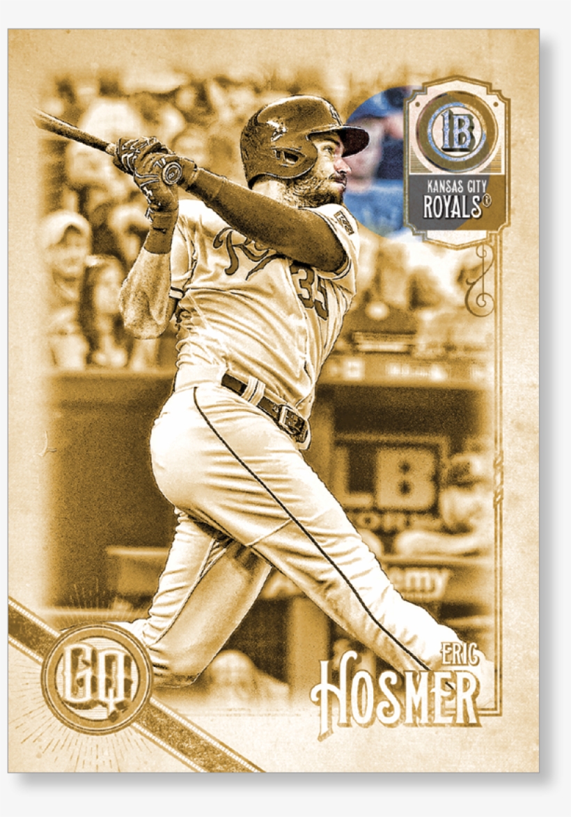 Eric Hosmer 2018 Topps Gypsy Queen Baseball Base Poster - Photograph, transparent png download