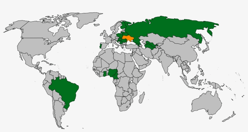Arsenal Kyiv Players - World Map 2006, transparent png download