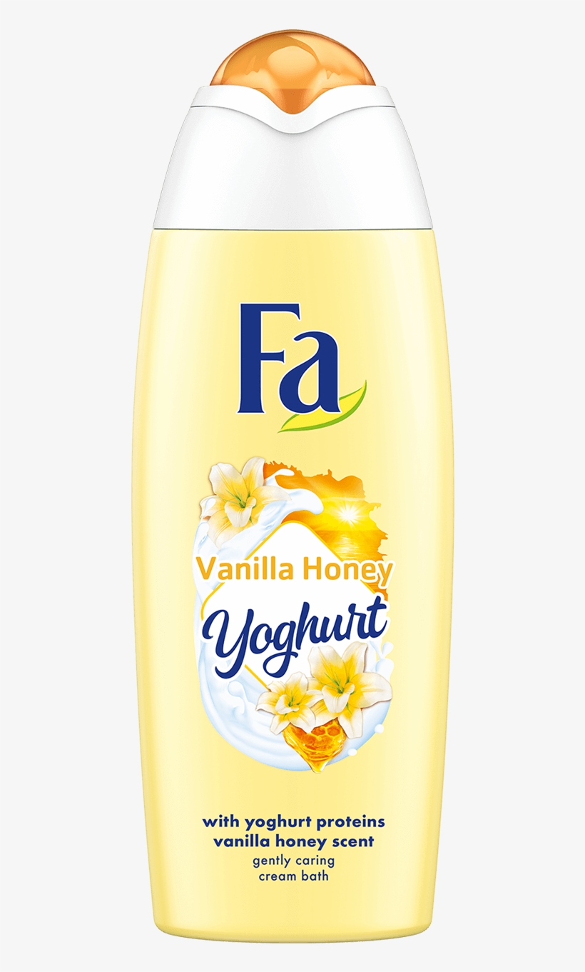 Fa Com Cream Bath Yoghurt Vanilla Honey - Acai Berry, transparent png download
