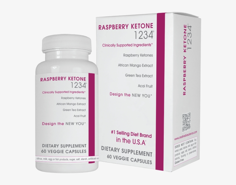 Raspberryketone1234 - Creative Bioscience Raspberry Ketones, 60 Ct, transparent png download