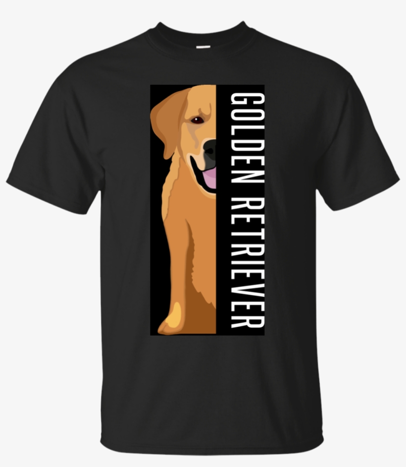 Golden Retriever Half Face Tshirt G200 Gildan Ultra - Adidas Stranger Things T Shirt, transparent png download