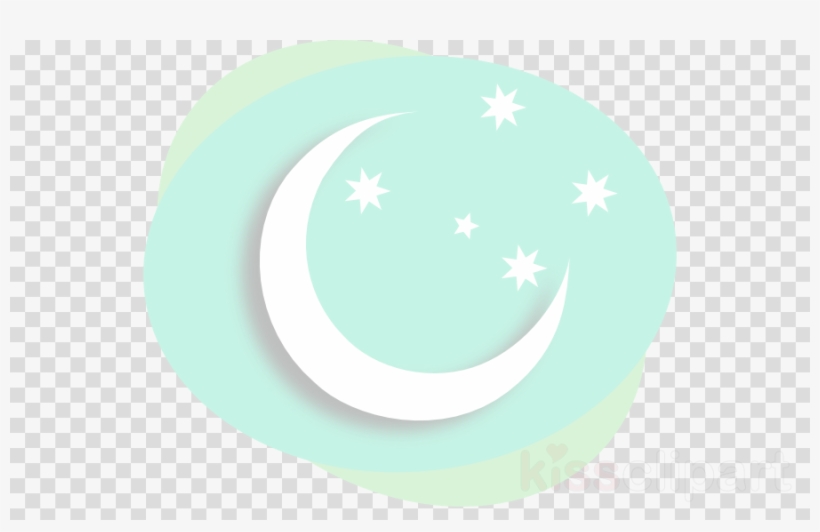 Png Moon Stars Clipart Moon Night Clip Art - Clip Art, transparent png download