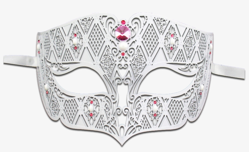 Masquerade Masks Png Purple White - Silver Male Masquerade Masks Laser Cut Metal Mask For, transparent png download