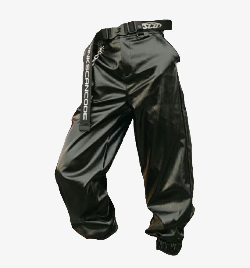 Black Pants Polyvore Moodboard Filler - Fashion, transparent png download