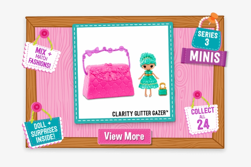 Clarity Glitter Gazer Series - Lalaloopsy Mini Series 4, transparent png download