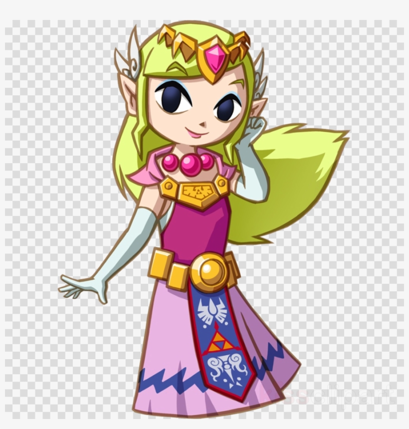 Princess Zelda Spirit Tracks Clipart The Legend Of - Zelda Art Spirit Tracks, transparent png download