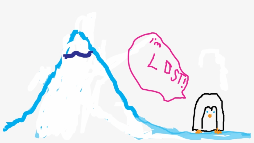 One Day A Penguin Named Priscilla Was Playing Hide - Graphic Design, transparent png download