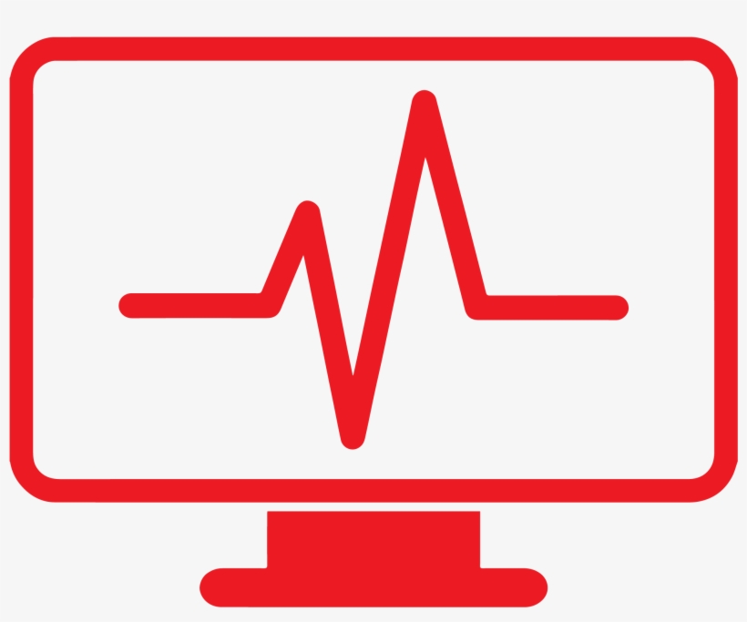 You Enjoy The Service - Monitoring Icon Red, transparent png download