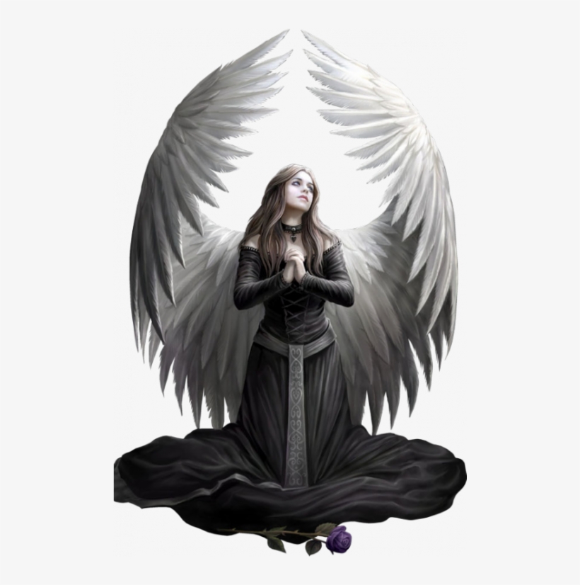 Publicat De Eu Ciresica La - Anne Stokes Greeting Cards - Prayer For The Fallen, transparent png download