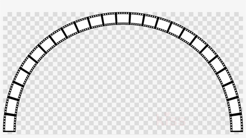 Film Strip Circle Png Clipart Filmstrip Clip Art - Contorno Circulo Sin Fondo, transparent png download