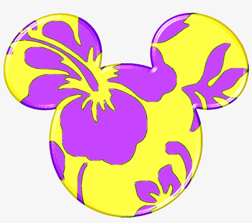 Mickey Heads Hawaiian Style, transparent png download