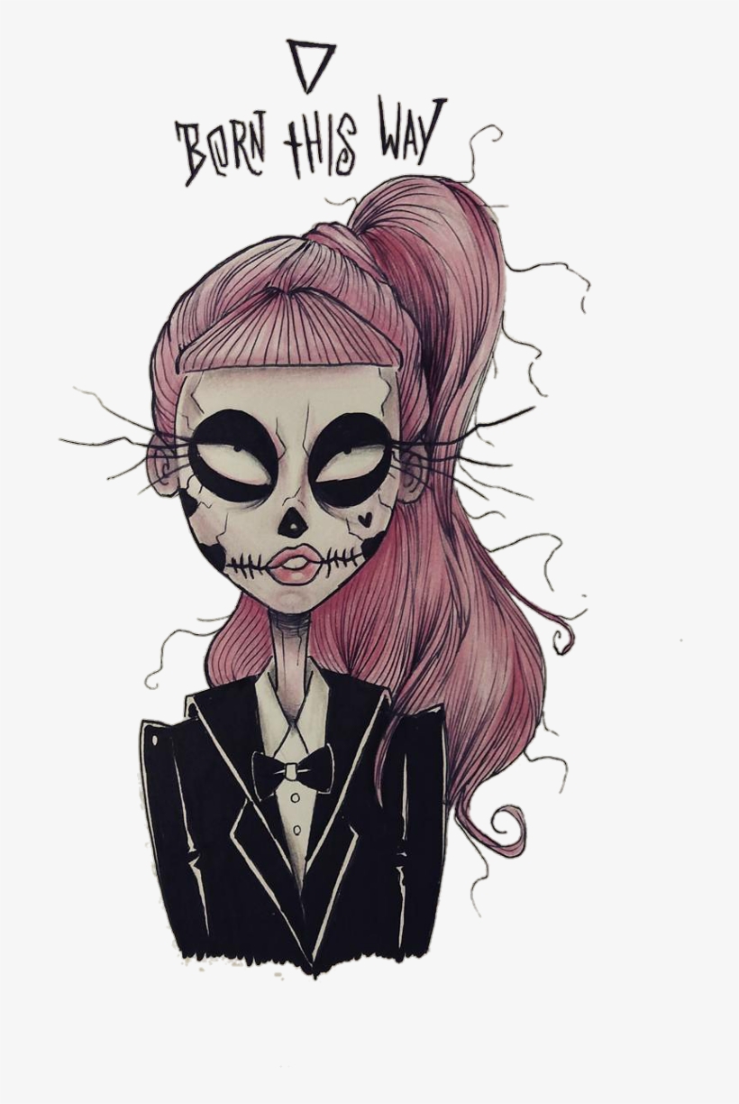 @officialstars💧🍭 Sticker Hearts❤ Ladygaga Sticker - Lady Gaga Tim Burton, transparent png download