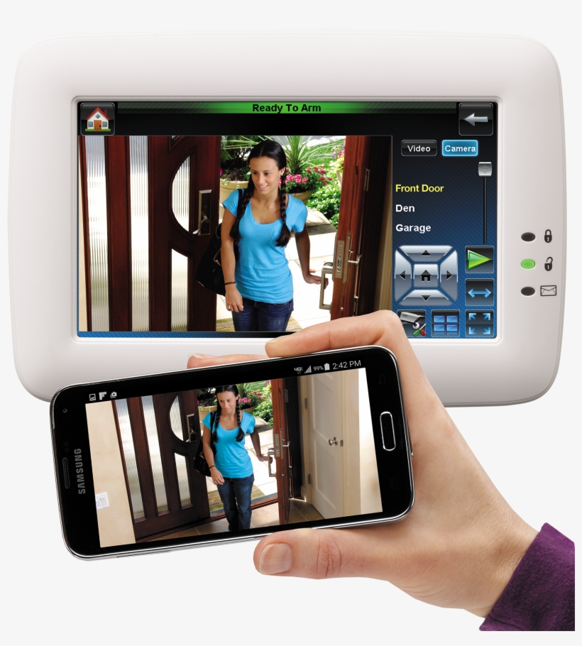 Honeywell Tuxedo Silver Keypad (tuxwifis), transparent png download