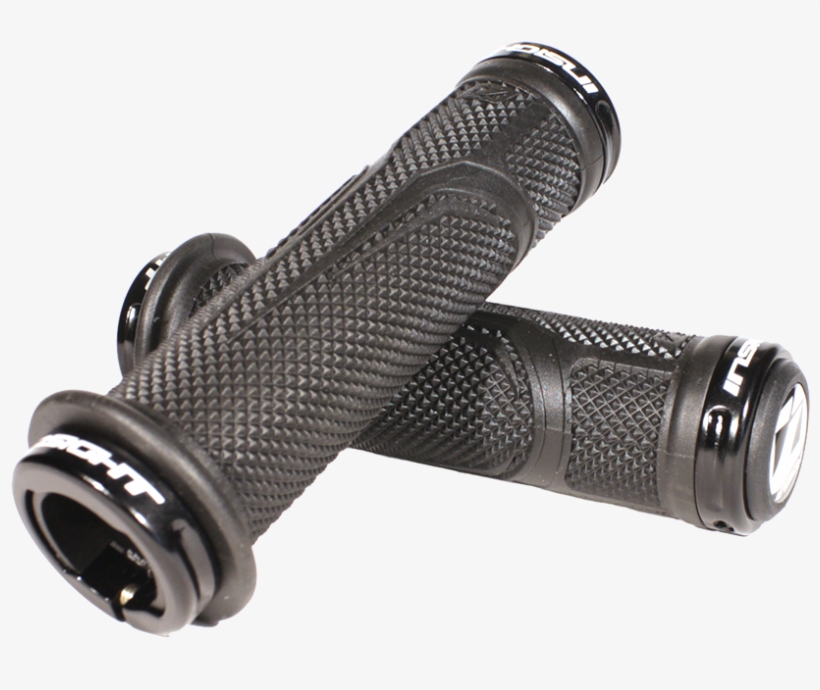 Insight C - O - G - S Grips - Insight Bmx C.o.g.s Lock-on Grips 115mm Black W/ Black, transparent png download