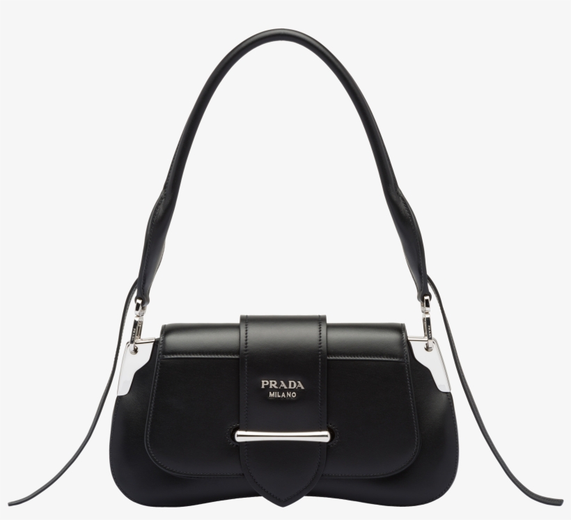 Prada Sidonie Leather Shoulder Bag, transparent png download