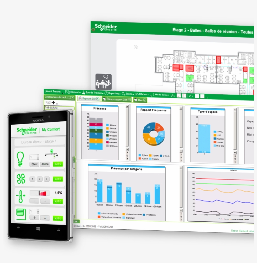 Workplace Efficiency - Lehive App Schneider Electric, transparent png download