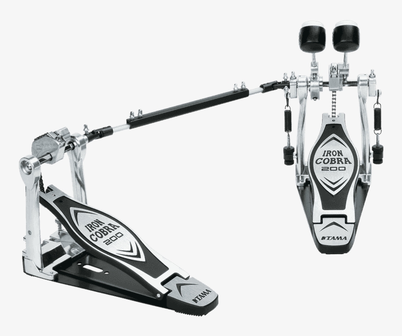 Tama Hp200ptw Iron Cobra 200 Double Bass Pedal - Tama 200 Series Hp200ptw Iron Cobra Twin Kick Drum, transparent png download