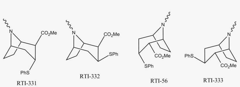 File - Thiophenyltropanes - Diagram, transparent png download