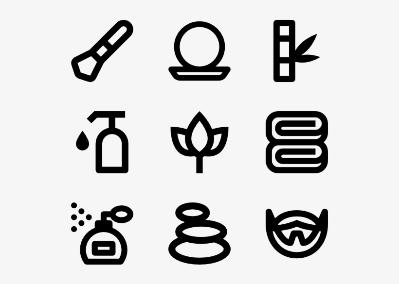 Beauty & Spa - Icon Symbol Png, transparent png download