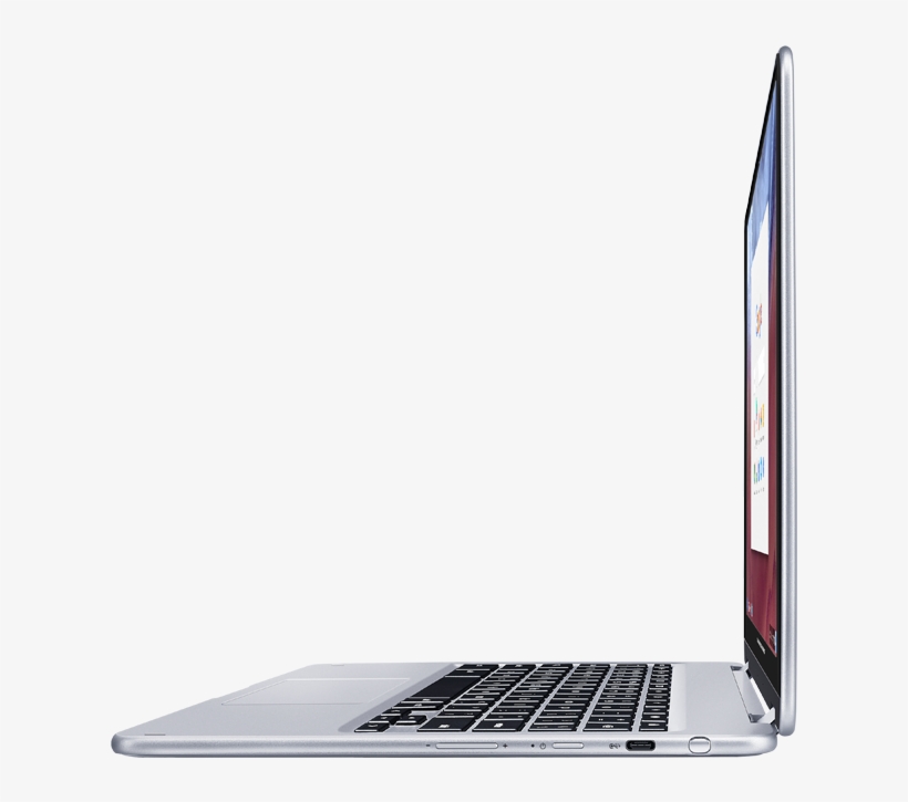 Samsung Chromebook Plus Leaks, Could Run Android Apps - Laptop Side View Images Png, transparent png download