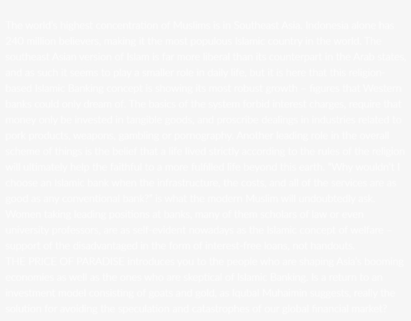 The World's Highest Concentration Of Muslims Is In - Wordpress Logo White Png, transparent png download