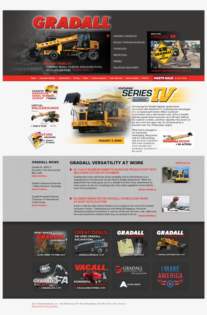 Gradall Industries Competitors, Revenue And Employees - Online Advertising, transparent png download