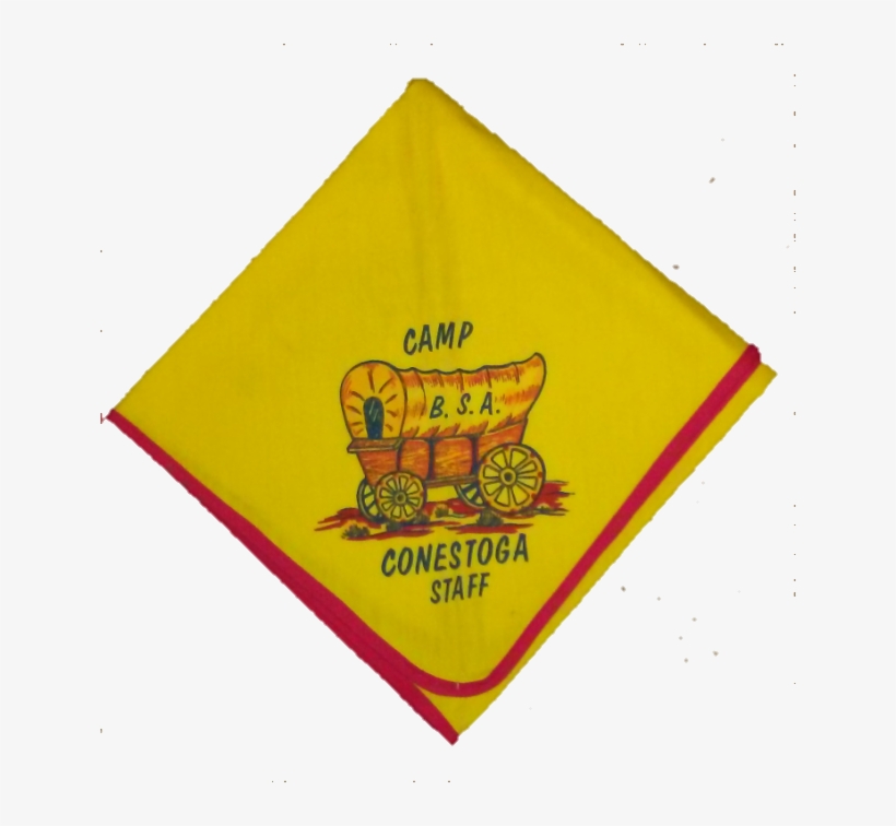 Vintage Yellow Bsa Staff Neckerchief Small Wagon - Emblem, transparent png download