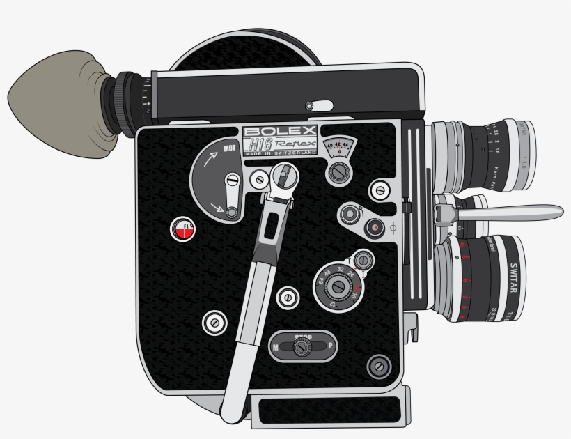 Bolex Mm Film Architecture - Bolex H16, transparent png download