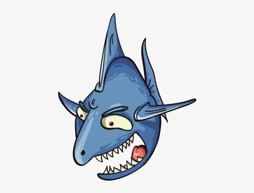 Animated Shark - Fish, transparent png download