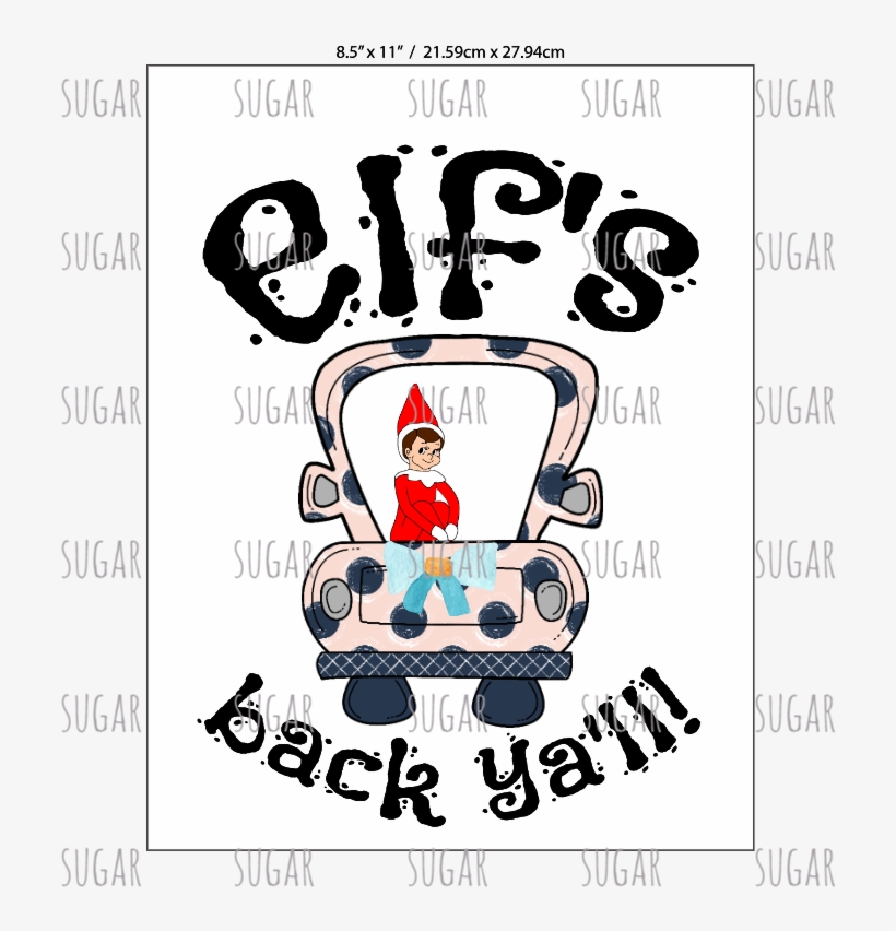 Elf On Shelf - Poster, transparent png download