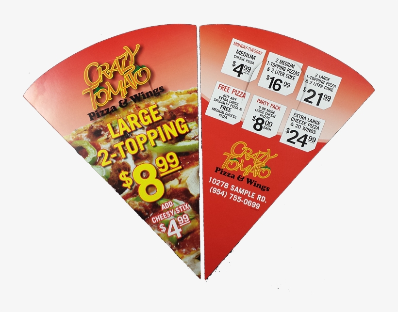 Pizza Slice Doorhanger - Pizza Slice Door Hangers, transparent png download